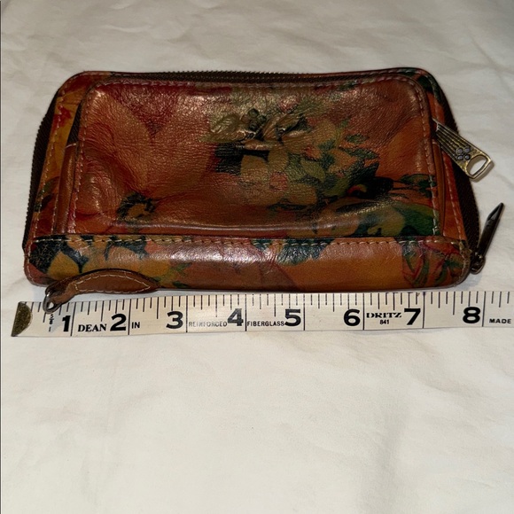 Patricia Nash Floral Multi Pock Zip Wallet EUC - Picture 8 of 16